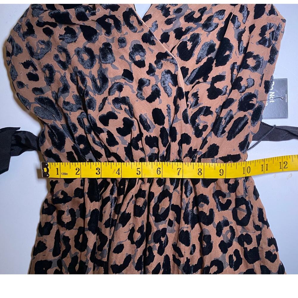 Express - Women's Small - Cheetah Print V-Neck Dress - Picture 7 of 12